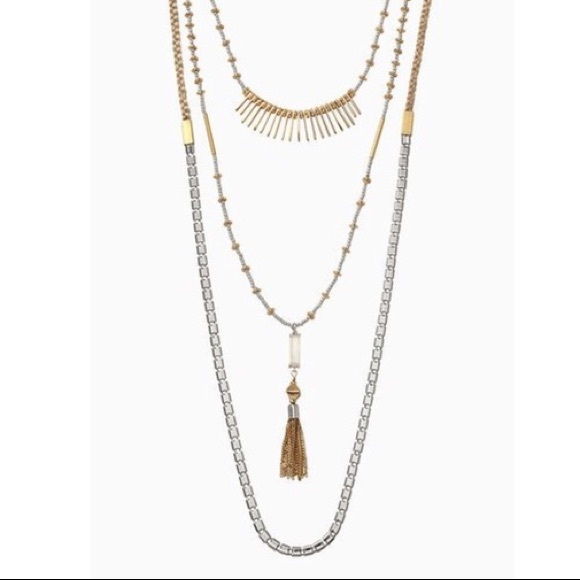 Stella & Dot Riad 3 in 1 Necklace. - Picture 1 of 3